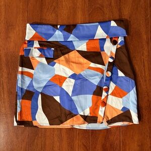 Forever 21 Geometric Pattern Skirt